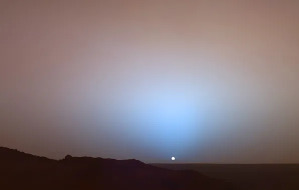 Sunset, The sun, Mars, Opportunity