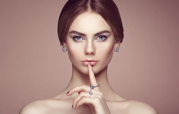 Picture look, girl, decoration, portrait, ring, Oleg Gekman