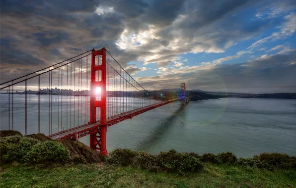 Bridge, san francisco, golden gate