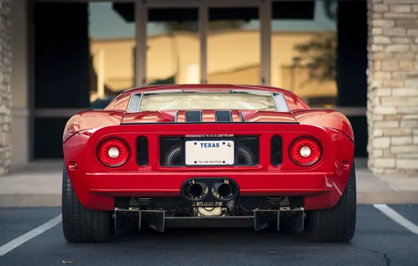 Picture machine, auto, Ford GT, red