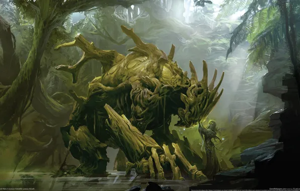 Picture Love, Trees, Monster, Guild Wars 2