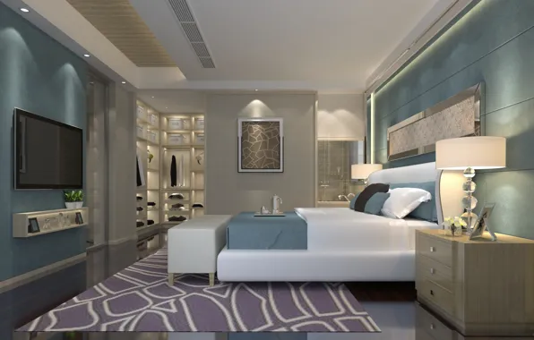 Design, interior, bedroom, luxury, bedroom