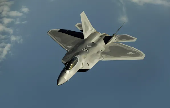 Picture the sky, power, fighter, American, f-22-raptor