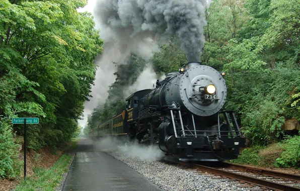 Smoke, the engine, redsy, iron Dorosh, Soot