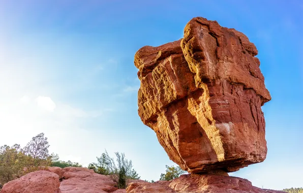 The sky, nature, stones, Colorado, Colorado