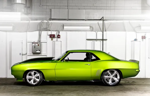 Machine, green, Chevrolet, car, Rides Green Monster 31
