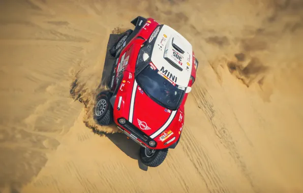 Sand, Red, Mini, Sport, Desert, Speed, Rally, Dakar