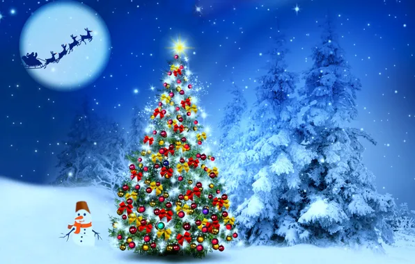 Winter, holiday, photoshop, a remake