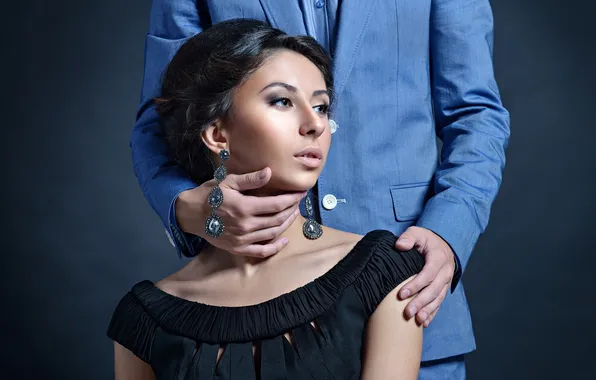 Tenderness, hands, pair, touch, guy, beauty, Eugene, face