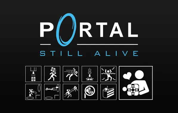 Picture the portal, portal, still alive