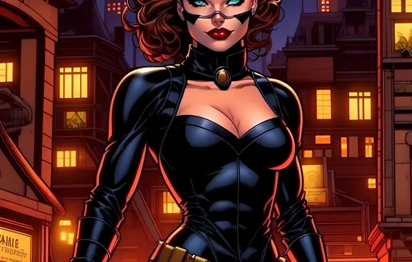 Wallpaper girl comics catwoman for mobile and desktop section ии арт resolution x