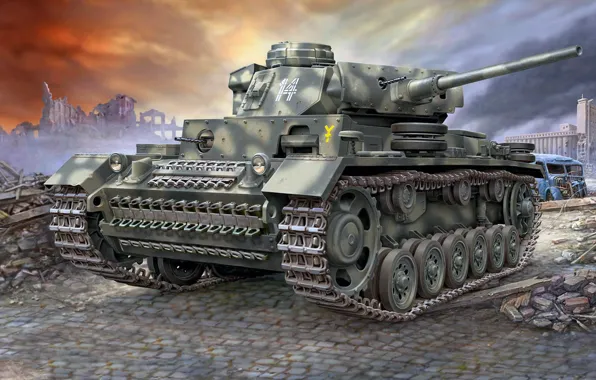 The Wehrmacht, Panzerkampfwagen III, German medium tank, PzKpfw III Ausf. L