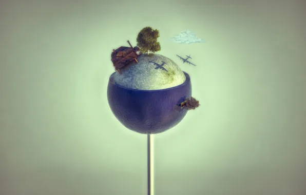 Picture balls, art, Chupa Chups