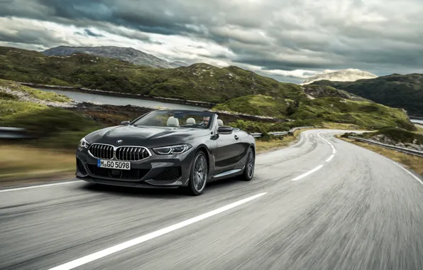 Picture hills, speed, BMW, convertible, xDrive, G14, 8-series, 2019