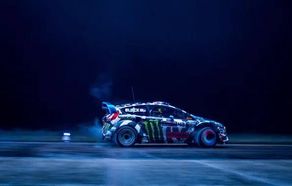 Ford, ken block, slip, fiesta, midnight, rx43