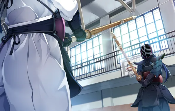 Sport, two, Grisaia: Phantom Trigger, wooden sword