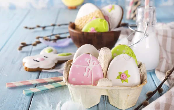 Holiday, Easter, Easter, composition, Eggs, Myfoodie