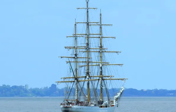 Sailboat, Brazil, training, Cisne Branco