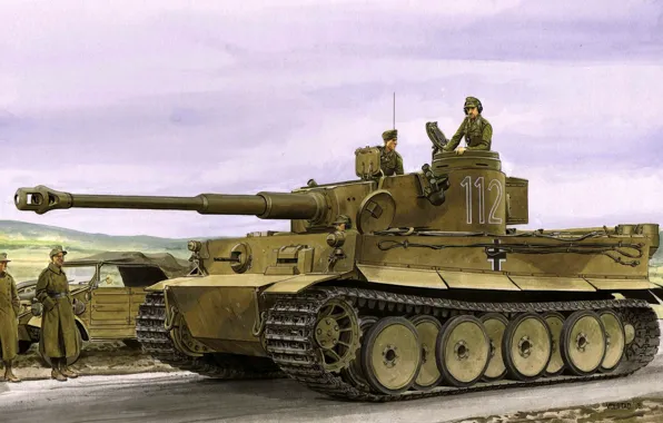 Germany, Soldiers, The second World war, The Wehrmacht, Tiger I, WWII, panzerwaffe, DAK