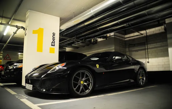 Photo, Parking, cars, auto, GTO, wallpapers, Ferrari 599