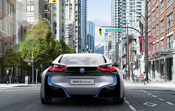 Picture Concept, the city, street, BMW