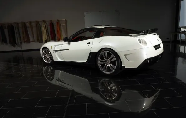 Picture white, Ferrari, 599 GTB
