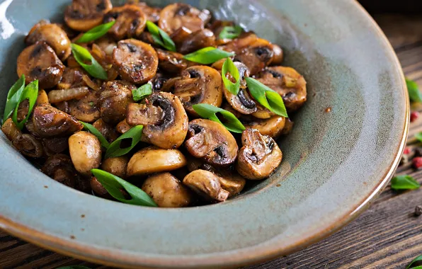 Picture soy sauce, mushrooms, food, vegan, herbs, baked
