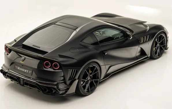 Ferrari, supercar, Mansory, Superfast, 812, 2019, Stallone Black