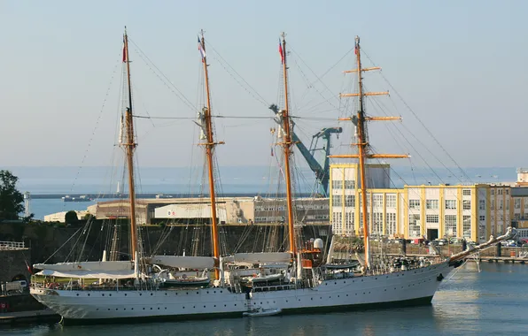 Port, Klaipeda, Barquentina Esmeralda