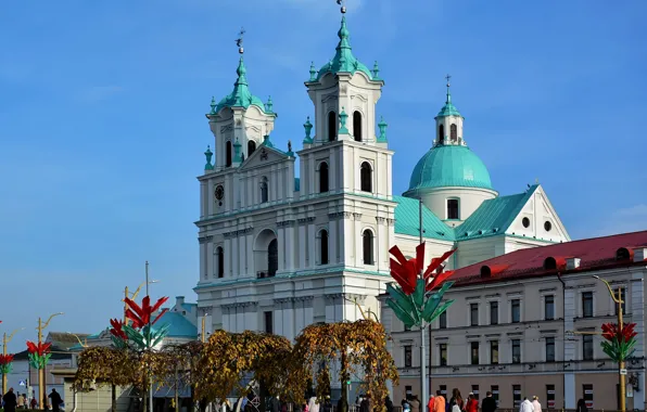 Picture area, architecture, Grodno, Farny Church