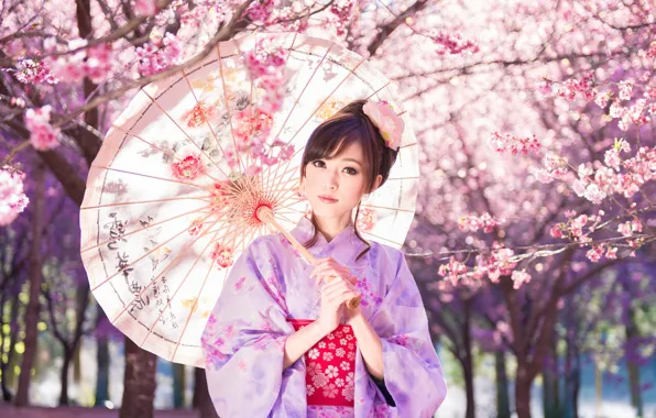 Girl, Style, Umbrella, Outfit