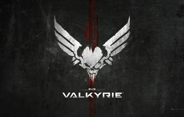 Wallpaper, sake, blood, logo, game, wings, fear, bones