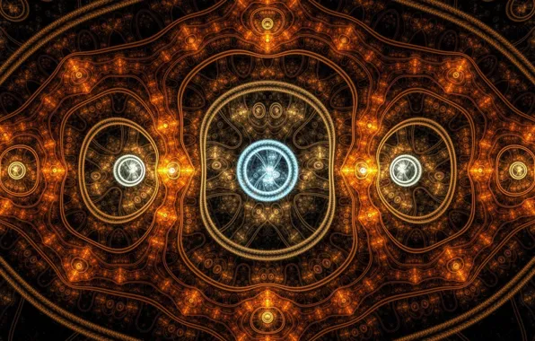 Abstraction, pattern, fractal, strange