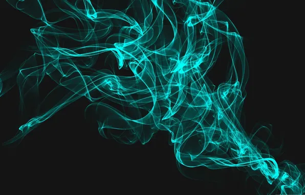 Smoke, Blue, Abstraction