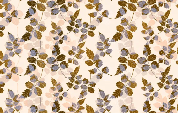 Picture leaves, sprig, background