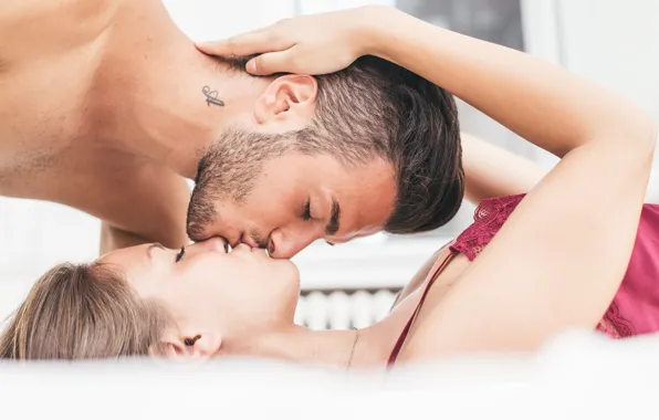 Love, woman, kiss, men