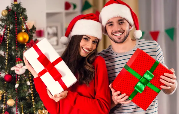 Girl, joy, happiness, holiday, toys, Christmas, pair, gifts