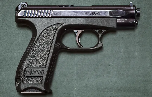 Russia, GSH-18, Self-loading pistol, Vasiliy Gryazev and Arkadiy Shipunov, Rotary barrel