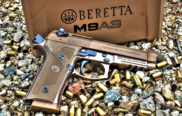 Picture gun, sleeve, Beretta, M9A3