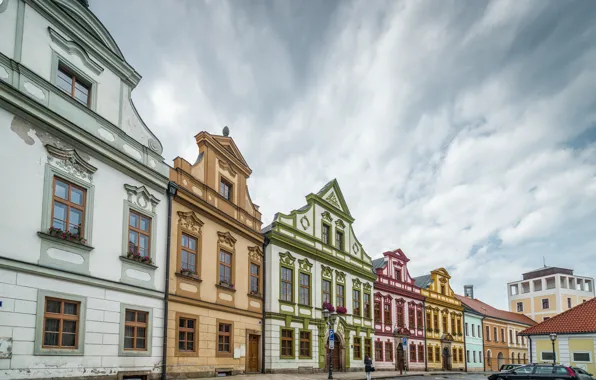 Picture Home, Czech Republic, Street, Building, Street, Czech republic, Hradec Kralove, Hradec Kralove