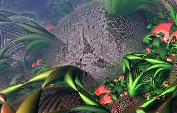 Grass, abstraction, form