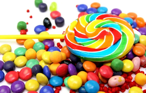 Food, candy, sweets, lollipops, Lollipop, colorful, pills