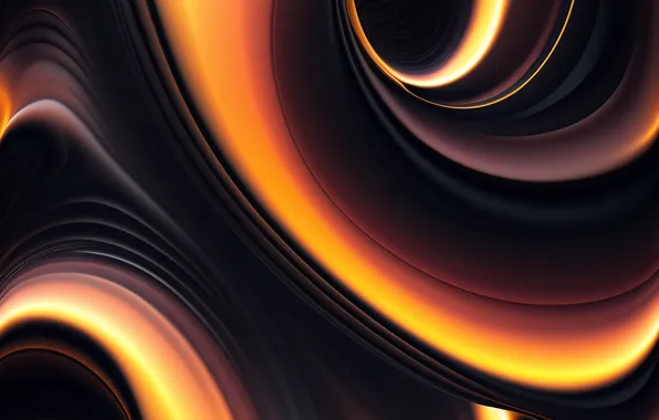 Line, abstraction, the dark background, abstract background, AI art, neural network