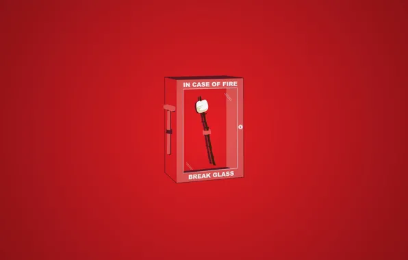 Red, fire, box, wand