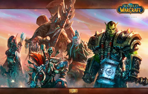 Weapons, Blizzard, wow, world of warcraft, Silvana, Sylvanas Windrunner, Thrall, Horde