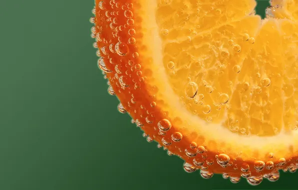 Bubbles, orange, orange
