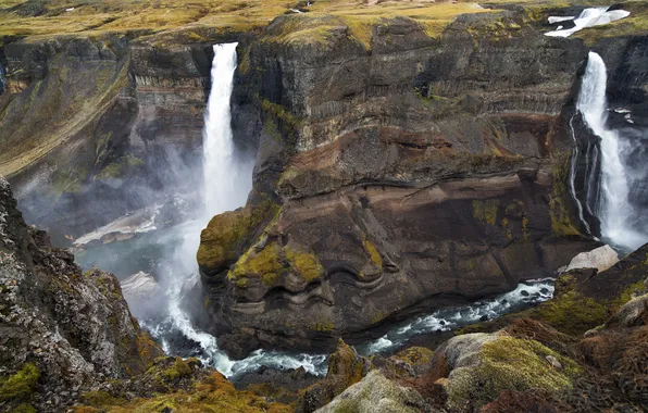 River, rocks, waterfall, stream