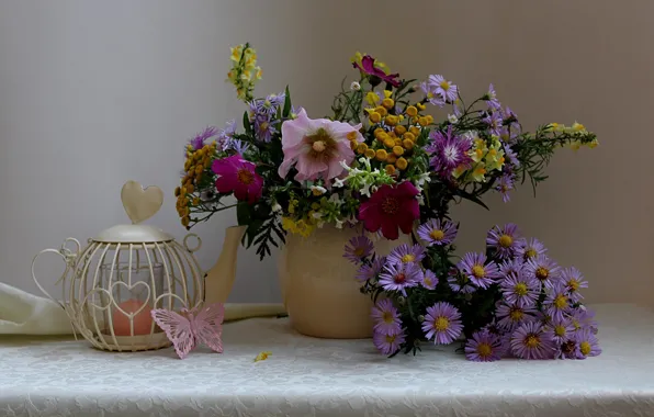 Autumn, bouquet, still life, wildflowers, oktyabrisky