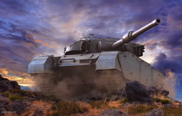 Picture Wallpaper, tank, world of tanks, Centurion, Centurion, Wallpaper wot