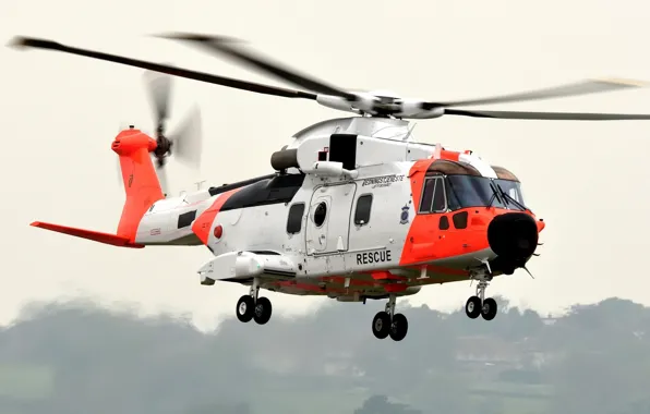 Machine, helicopter, FLIES, Leonardo AW101 Merlin